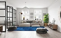 Tapete Wilton - Campile (azul)