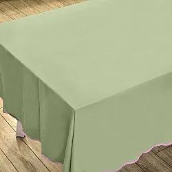 Toalha de mesa de algodão Yrsa (verde)