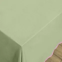 Toalha de mesa de algodão Yrsa (verde)