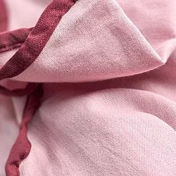 Toalha de mesa de algodão Yrsa (rosa)