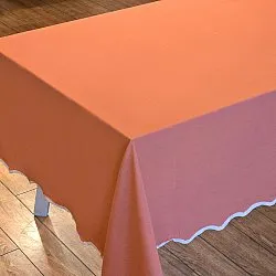 Toalha de mesa de algodão Yrsa (ferrugem)