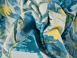 Toalha de mesa de algodão Cutie (azul)