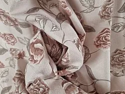 Toalha de mesa de algodão Wreath (rosa)