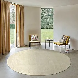 Tapete redondo - Recycled PET with viscose look (verde menta)