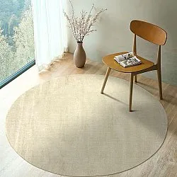 Tapete redondo - Recycled PET with viscose look (verde menta)