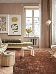 Recycled PET with viscose look (marrom)