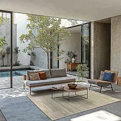 Recycled PET with viscose look (verde menta)