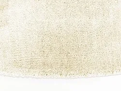 Tapete redondo - Recycled PET with viscose look (offwhite)