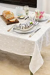 Toalha de mesa de linho Elsa (branco)