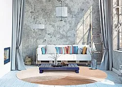 Tapete redondo - Craon (multicolorido)