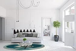 Tapete redondo - Amares (multicolorido)