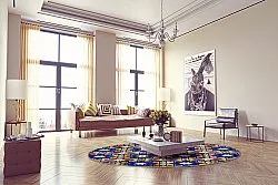 Tapete redondo - Rei (multicolorido)