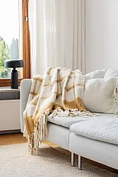 Manta em mistura de lã - Rachel (amarelo)