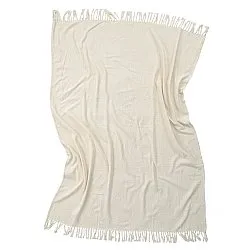 Cobertores - Veya cotton throw (creme)