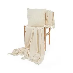 Cobertores - Veya cotton throw (creme)