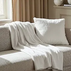 Cobertores - Aranga Super Soft Throw (branco)