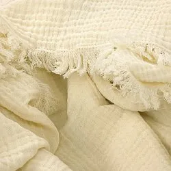 Mantas - Manta de musselina - Dorena (creme)