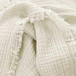 Mantas - Manta de musselina - Dorena (cinza)