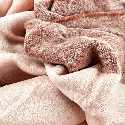 Manta em mistura de lã - Carol (rosa)