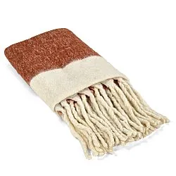 Manta em mistura de lã - Carrie (rosa)