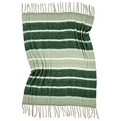 Manta em mistura de lã - Charlotte (verde)