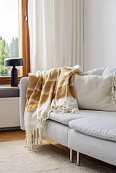 Manta em mistura de lã - Charlotte (amarelo)