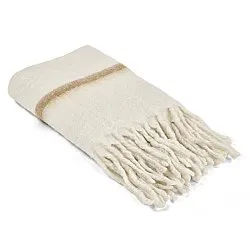 Manta em mistura de lã - Miranda (amarelo)