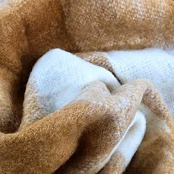 Manta em mistura de lã - Phoebe (amarelo)