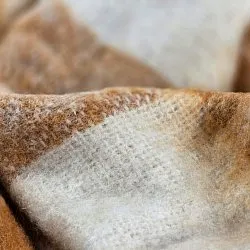 Manta em mistura de lã - Phoebe (amarelo)