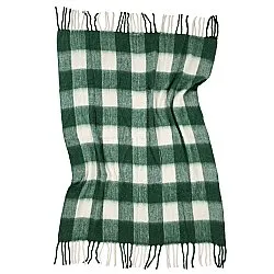 Manta em mistura de lã - Phoebe (verde)