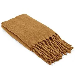 Manta em mistura de lã - Samantha (amarelo)