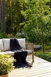 Manta em mistura de lã - Samantha (preto)