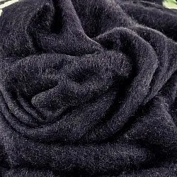 Manta em mistura de lã - Samantha (preto)