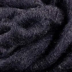 Manta em mistura de lã - Samantha (preto)