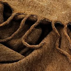 Mantas - Manta em mistura de lã - Samantha (marrom)