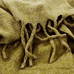 Mantas - Manta em mistura de lã - Samantha (verde oliva)