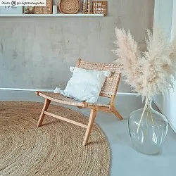 Tapetes redondos - Flätan (juta)