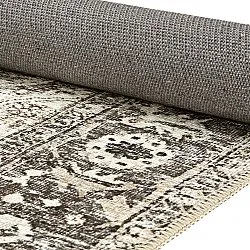 Tapete de tecelagem plana - Alvand (preto)