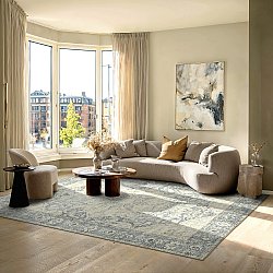 Tapete de tecelagem plana - Alvand (cinza)