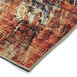 Tapete de tecelagem plana - Bechar (vermelho/multi)