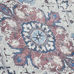 Tapete de tecelagem plana - Birjand (azul)