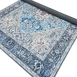 Tapete de tecelagem plana - Birjand (azul)