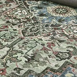 Tapete de tecelagem plana - Birjand (verde)