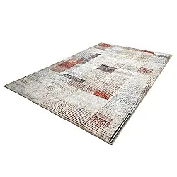 Tapete de tecelagem plana - Calla (vermelho)