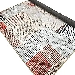 Tapete de tecelagem plana - Calla (vermelho)