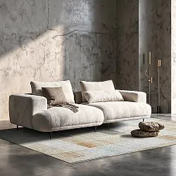 Tapete de tecelagem plana - Calla (amarelo)