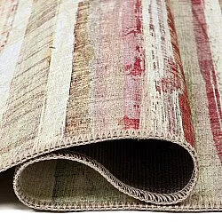 Tapete de tecelagem plana - Delara (bege/multi)