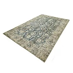 Tapete de tecelagem plana - Delvar (azul)