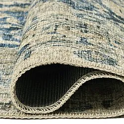 Tapete de tecelagem plana - Delvar (azul)