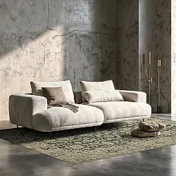 Tapete de tecelagem plana - Delvar (verde)